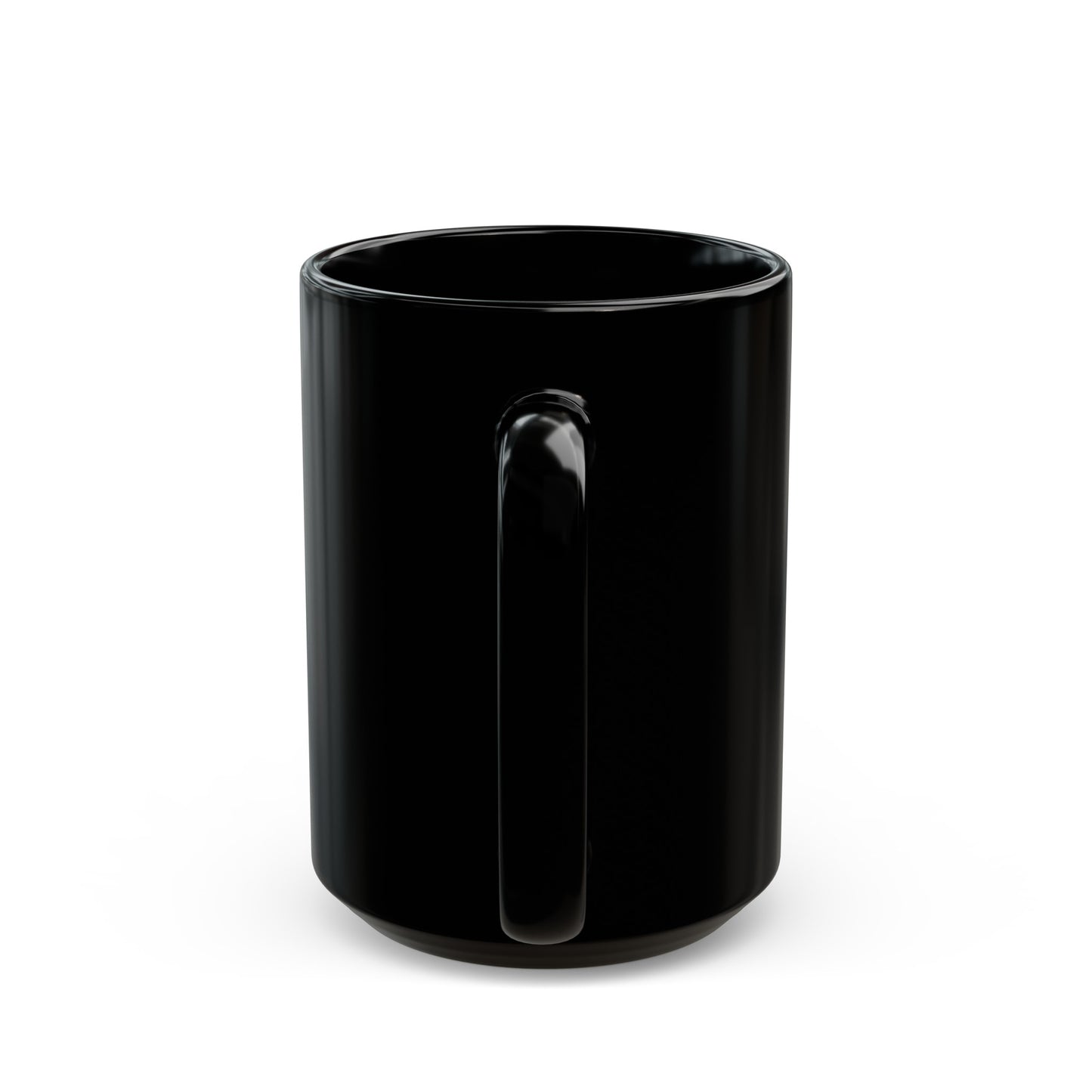 Radiant Sun – Black Ceramic Empowerment Mug, 15oz | Joyous Life Journals