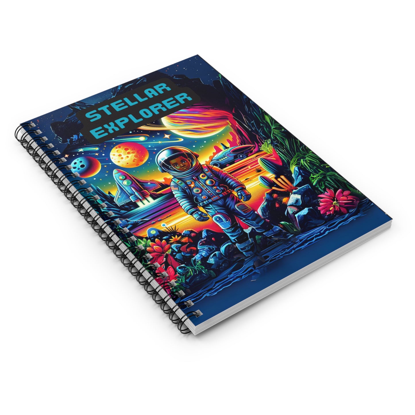 Stellar Explorer – Boys’ Spiral Notebook | Rejoicing Children Corner | Joyous Life Journals