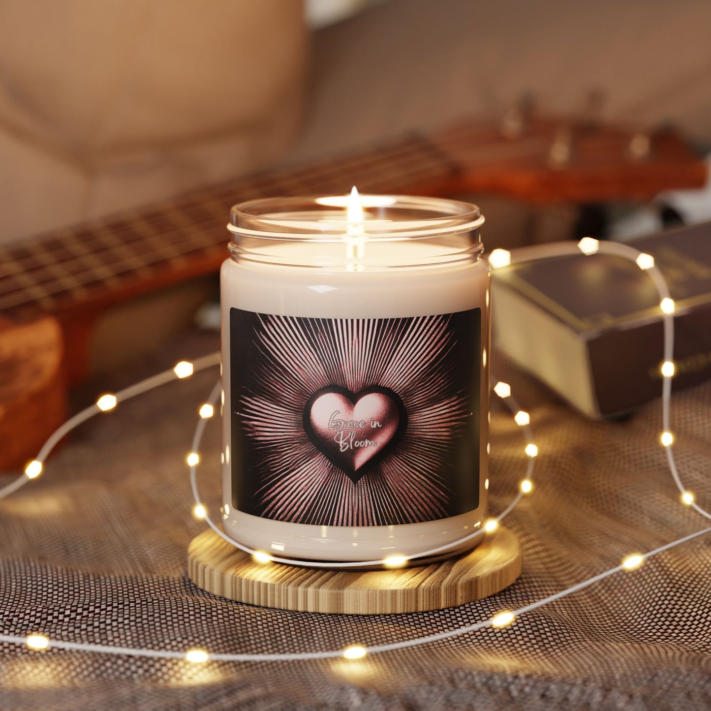 Grace in Bloom – 9oz Sage & Lavender Scented Candle | Self-Love & Serenity | Joyous Life Journals