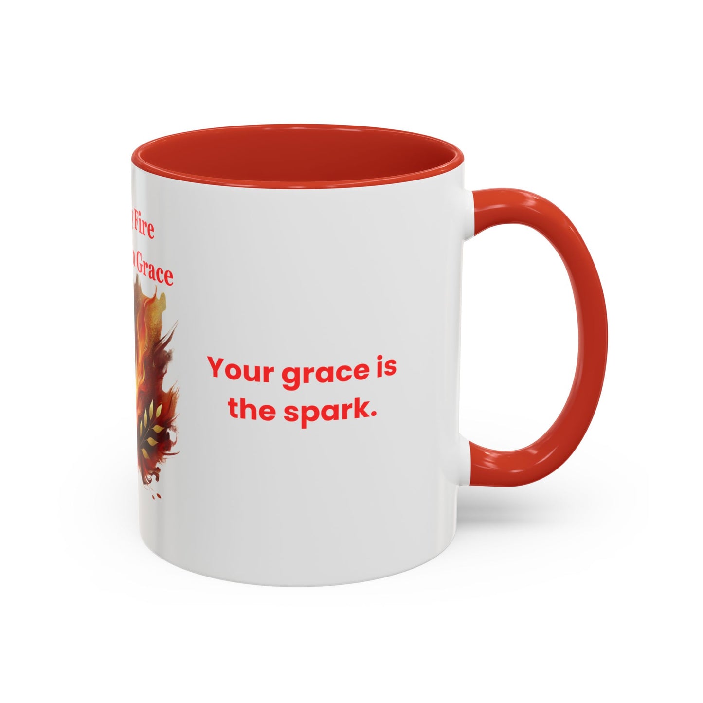 Fueled by Fire, Anchored in Grace Mug | Inspirational Christian Accent Coffee Cup
