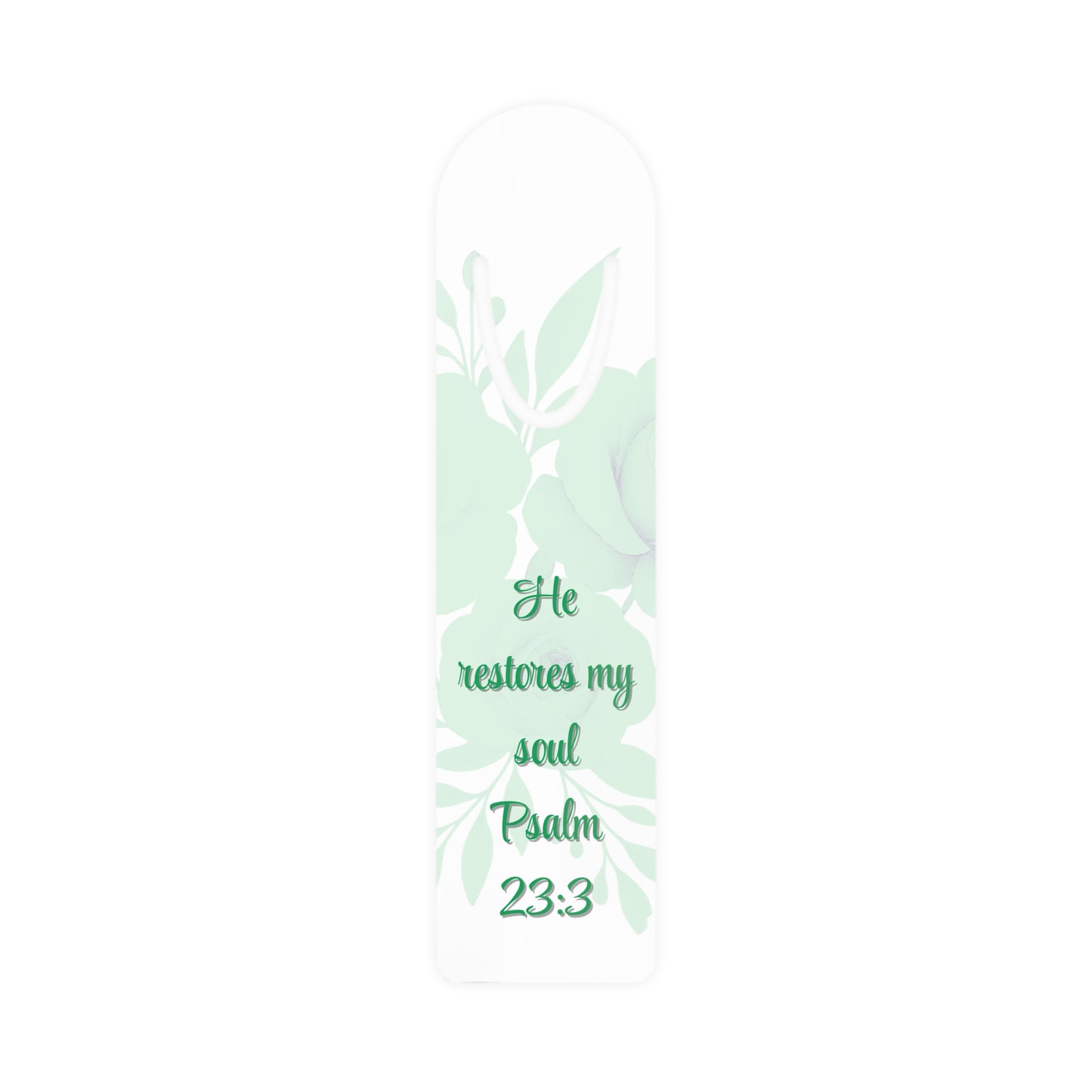 Psalm 23 Bookmark | “He Restores My Soul” Scripture