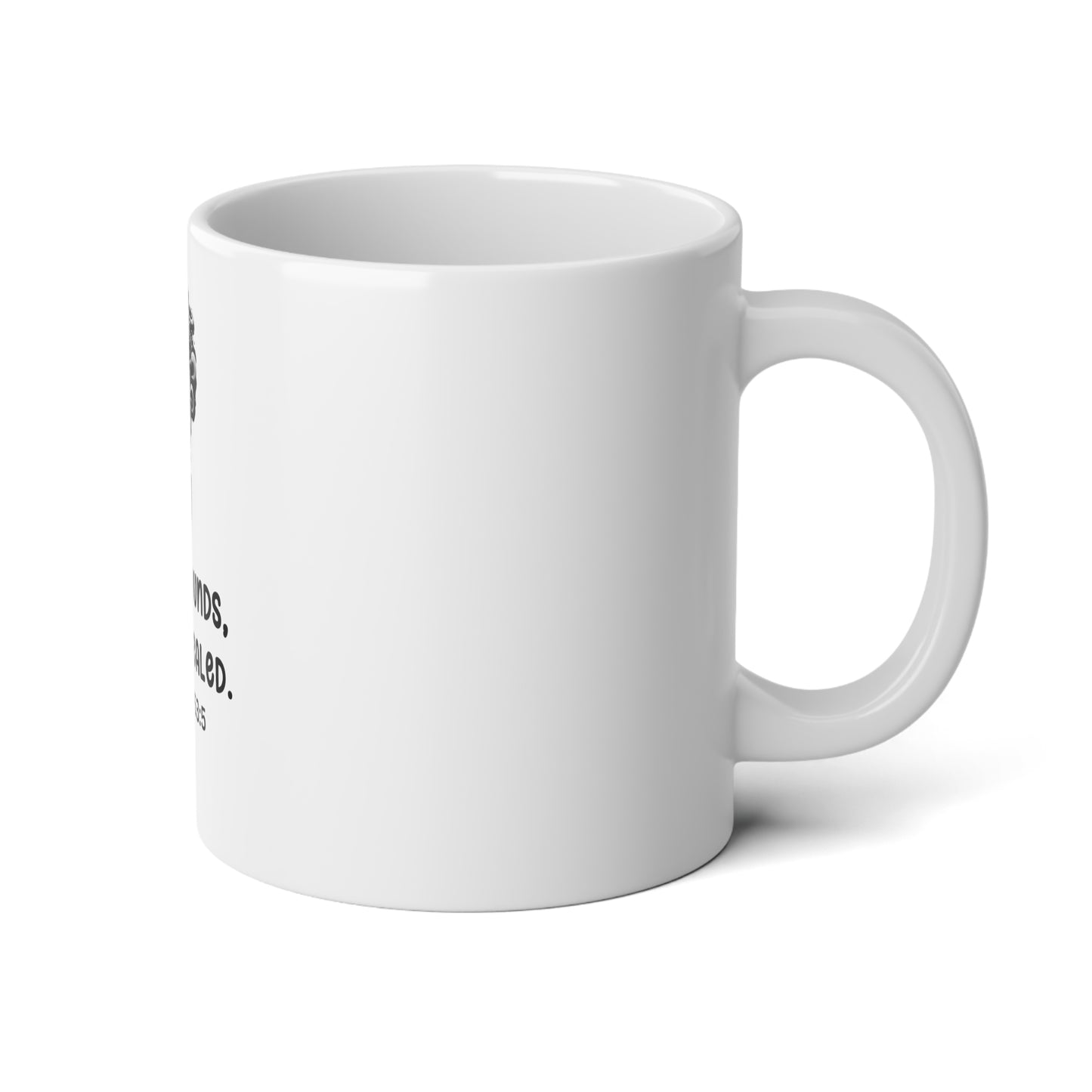Redemption Revealed – Isaiah 53:5 Jumbo Mug, 20oz | Joyous Life Journals