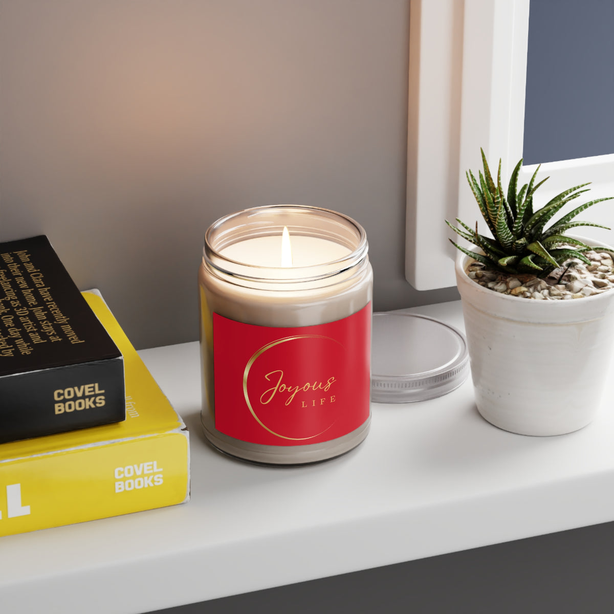 Joyous Life Signature Comfort Spice Candle – Red & Gold Edition