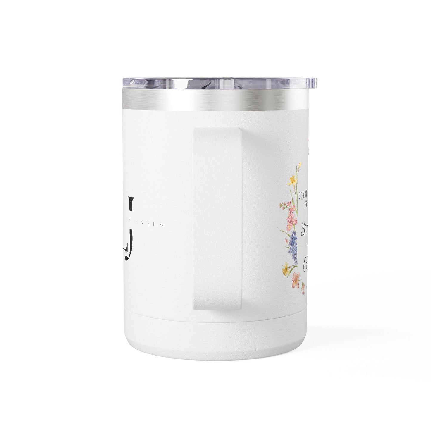 Caregiver Fuel Coffee Mug Tumbler | “Strength + Coffee” Cup