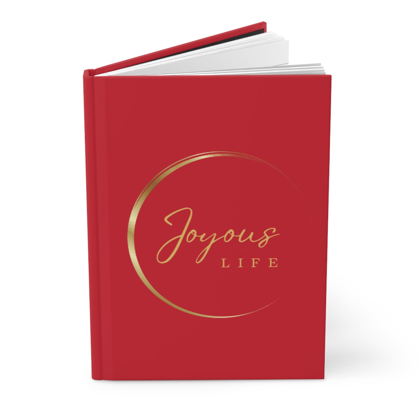 Joyous Life Hardcover Journal | Red & Gold Edition | JLJ