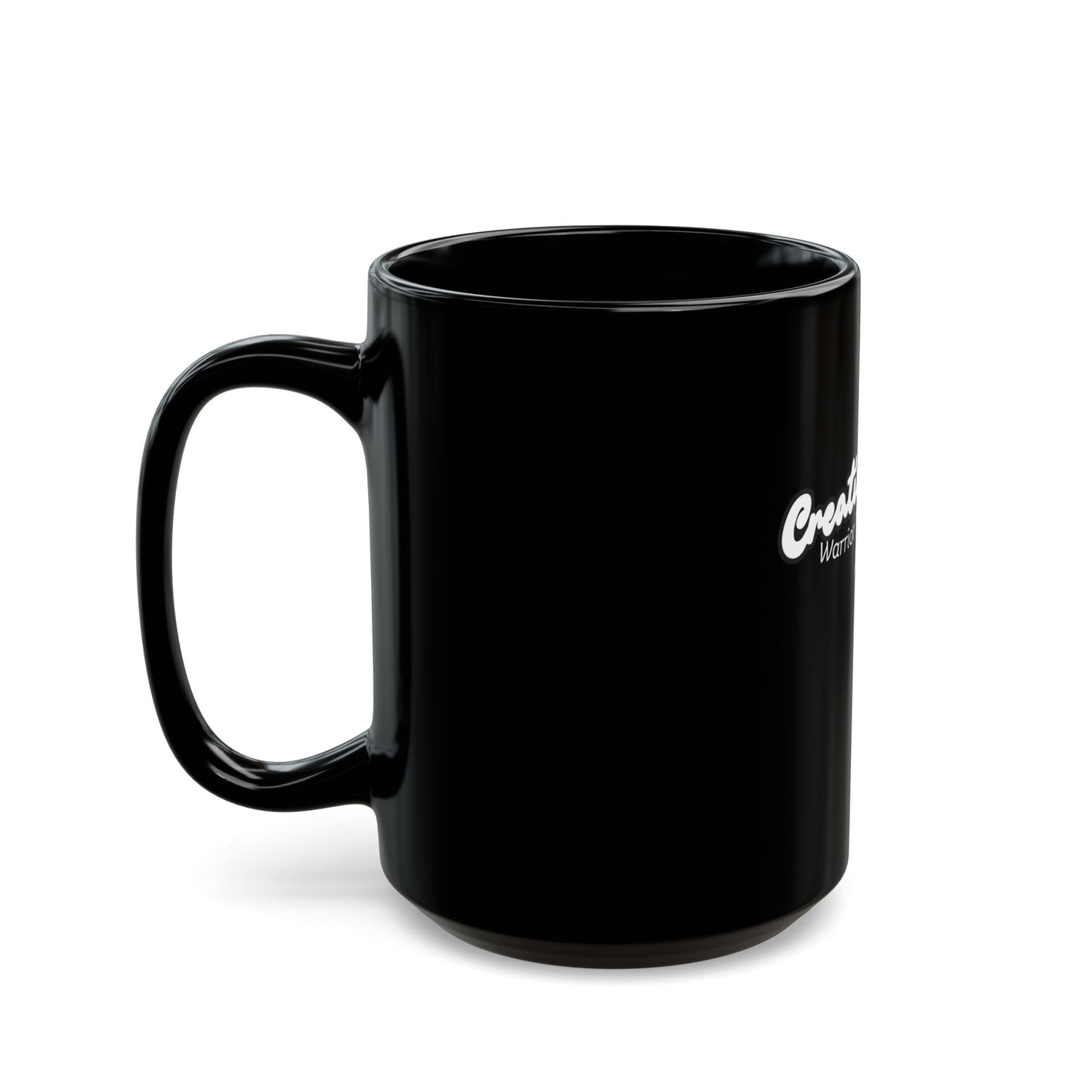 Creative Warrior Fuel – Black Empowerment Mug, 15oz | Joyous Life Journals