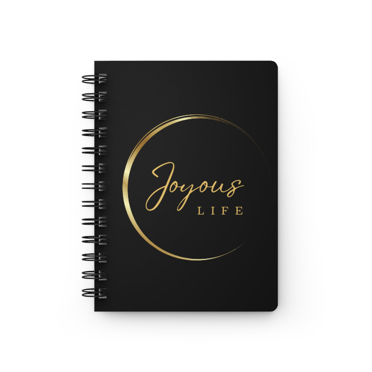 Joyous Life Signature Spiral Journal – Lined Notebook