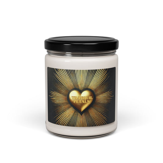 Tranquil Petals – Sea Salt & Orchid Scented Candle | Self-Care & Serenity | Joyous Life Journals