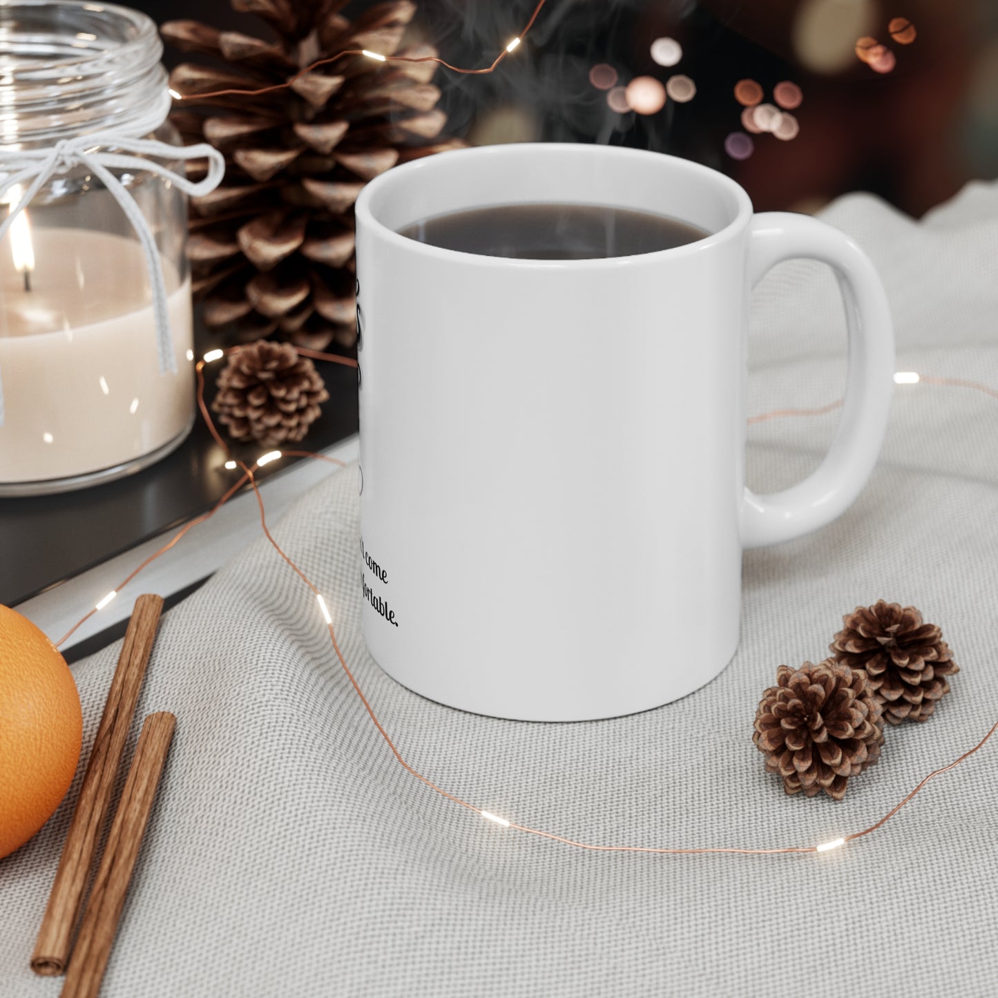 Greatness Mug – Embrace the Challenge, Ceramic Mug 11oz | Joyous Life Journals