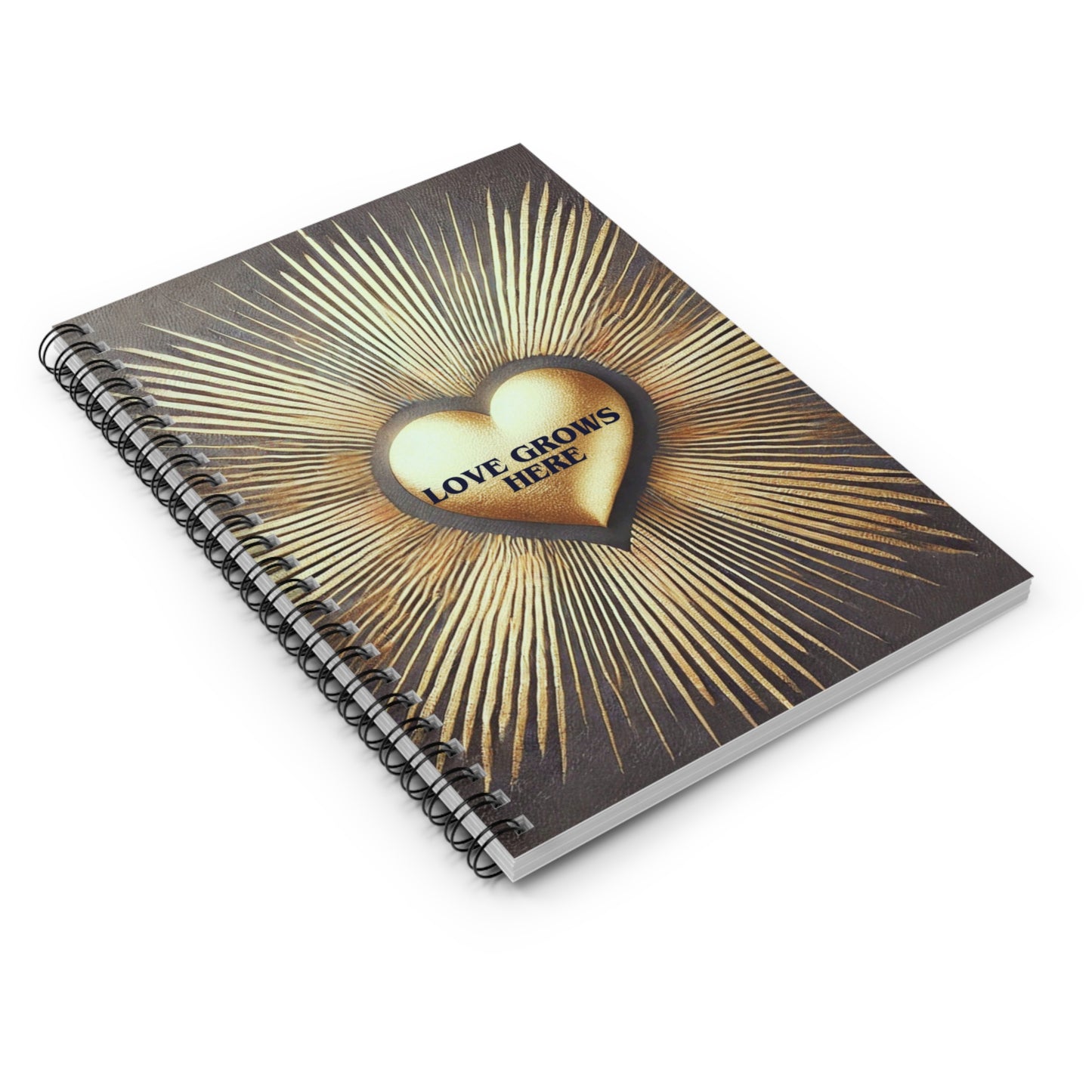 Love Grows Here – Spiral Notebook | Ruled Line | A Self-Love Reflection Tool | Joyous Life Journals