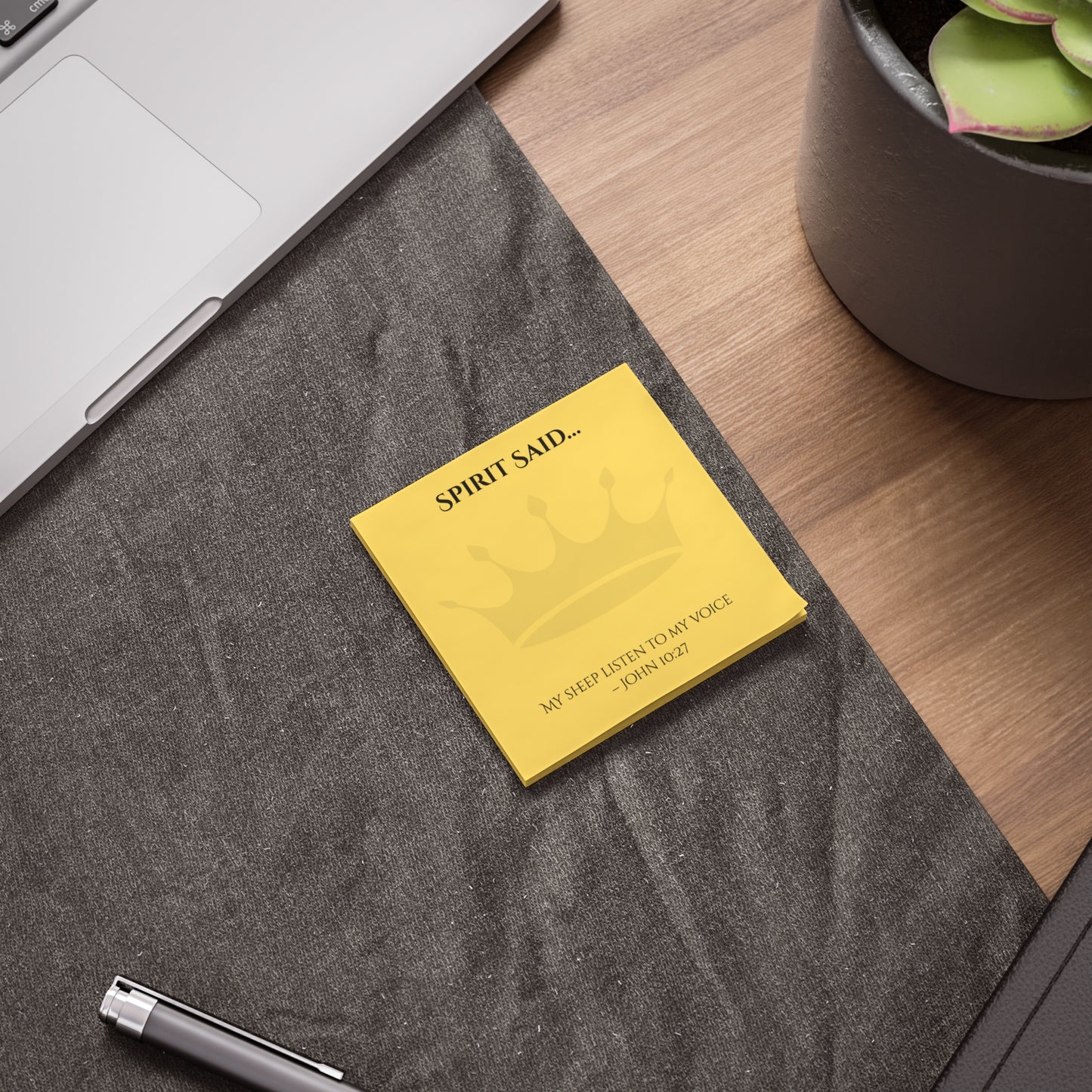 Inspirational Post-it Note Pads – Bible Verse & Faith-Based Sticky Notes for Daily Motivation, Prayer Lists, and Church or Office Use