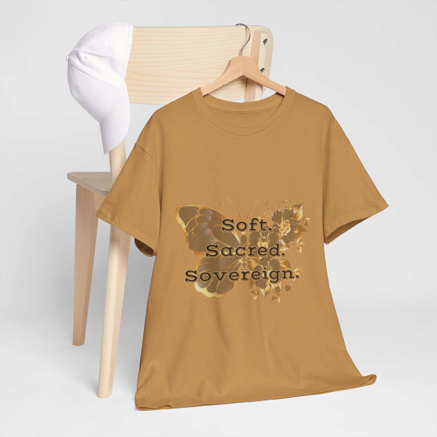 Butterfly Graphic Tee – Soft Sacred Statement Shirt, Unisex Boho T-Shirt, Nature-Inspired Gift, Casual Wear for Feminine & Free Spirits