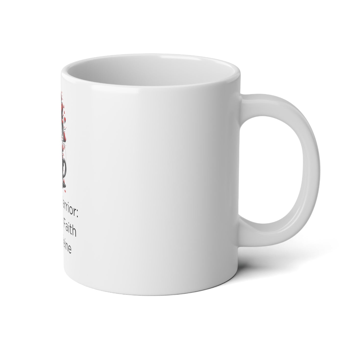 Woman Warrior – Fueled by Faith & Caffeine Mug | Joyous Life Journals
