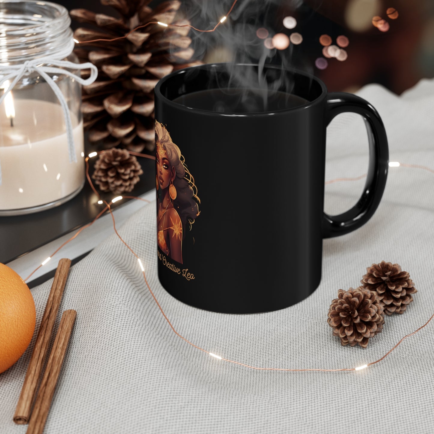 Bold and Creative Leo – 11oz Zodiac Coffee Mug | Celestial Elegance Collection | Joyous Life Journals