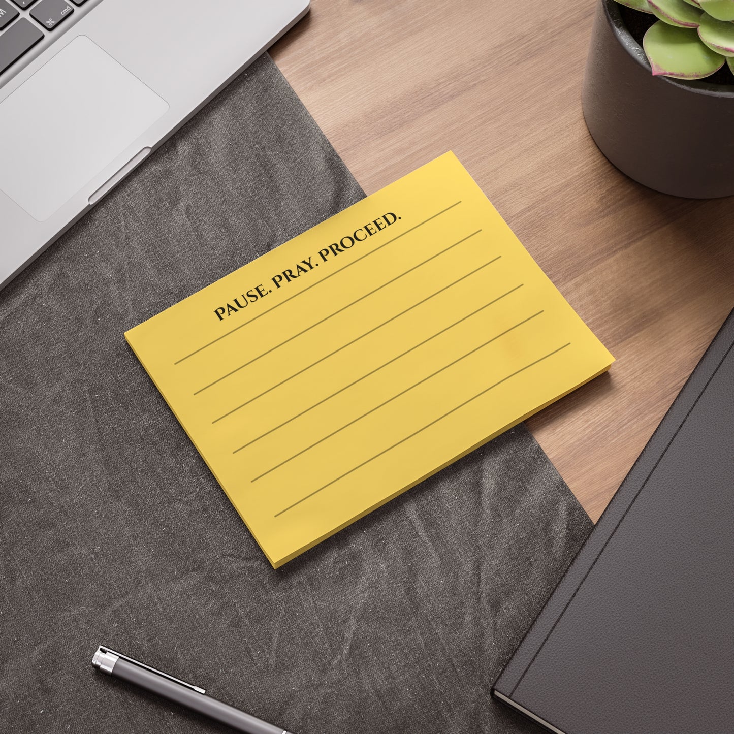 Pause. Pray. Proceed. – Large Faith-Based List Pad for Daily Tasks, Prayer Tracking, and Bible Study Notes (8x6)