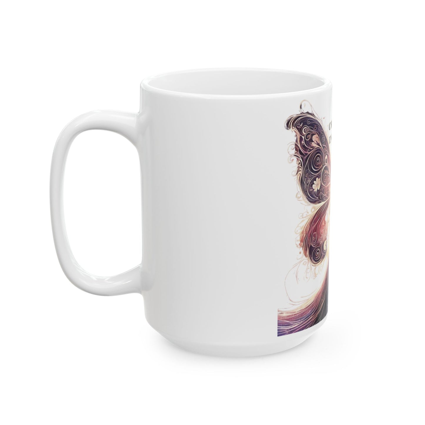 π Crowned in Grace Mug β 15oz White Ceramic | Joyous Life Journals