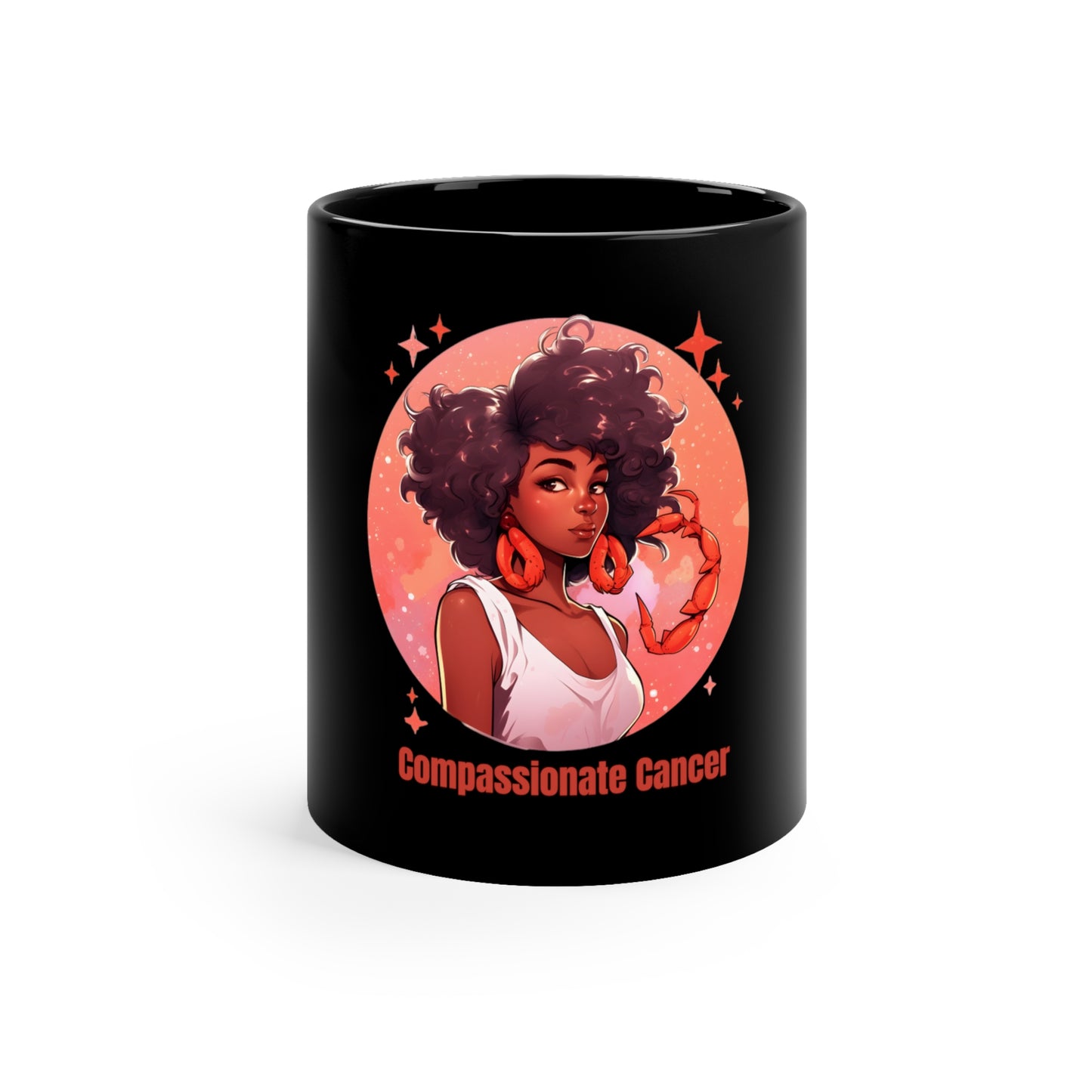 Compassionate Cancer – 11oz Zodiac Coffee Mug | Celestial Elegance Collection | Joyous Life Journals