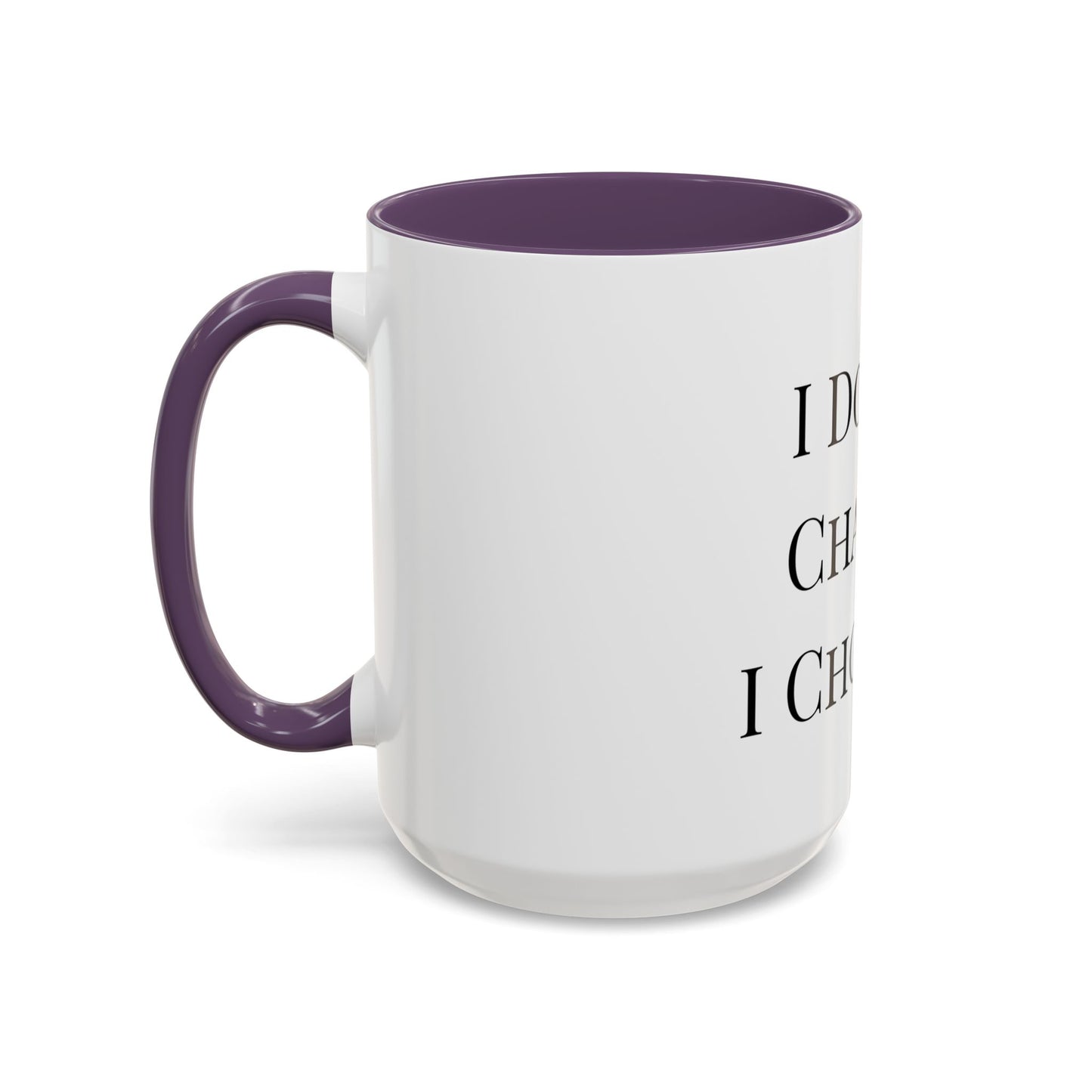 I Don’t Chase I Choose Butterfly Mug – Empowering Gift for Women, Inspirational Coffee Cup, Self-Love Affirmation Drinkware
