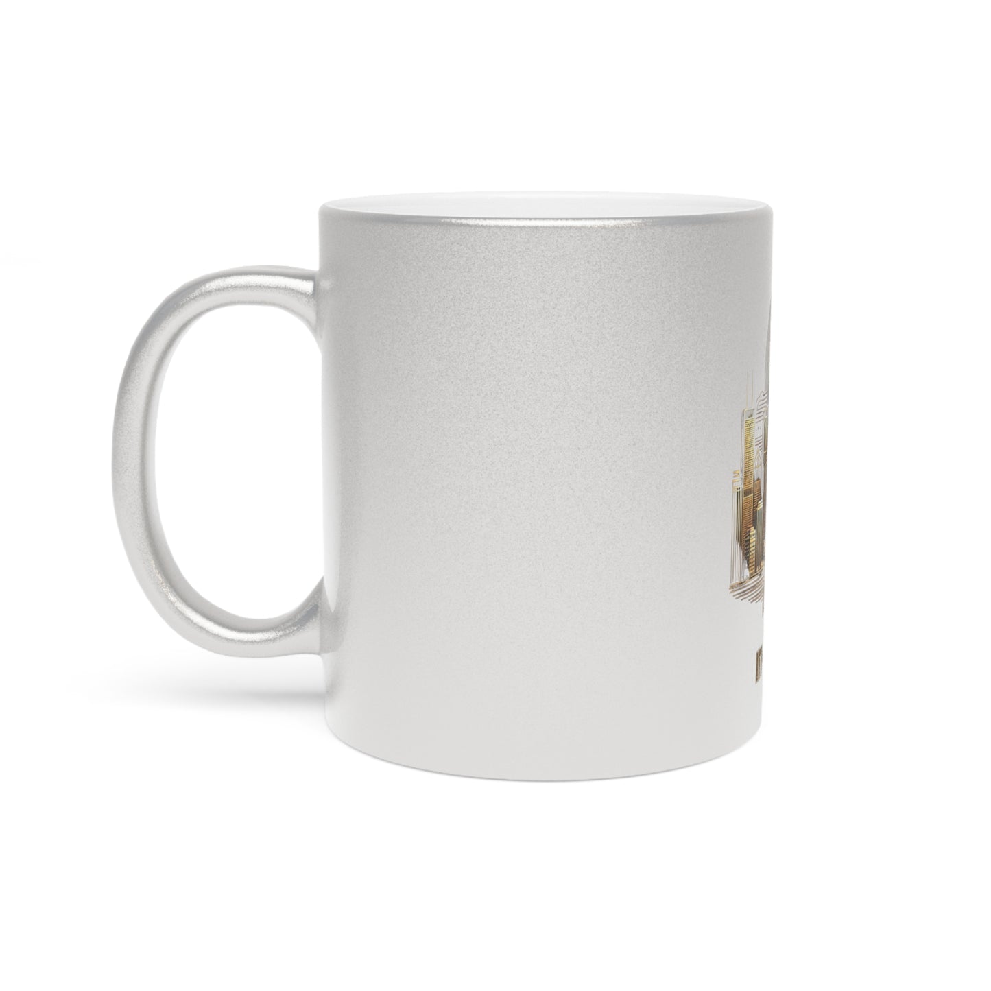 Chicago Brewed in the Wind | Metallic Mug (Gold/Silver) | Joyous Life