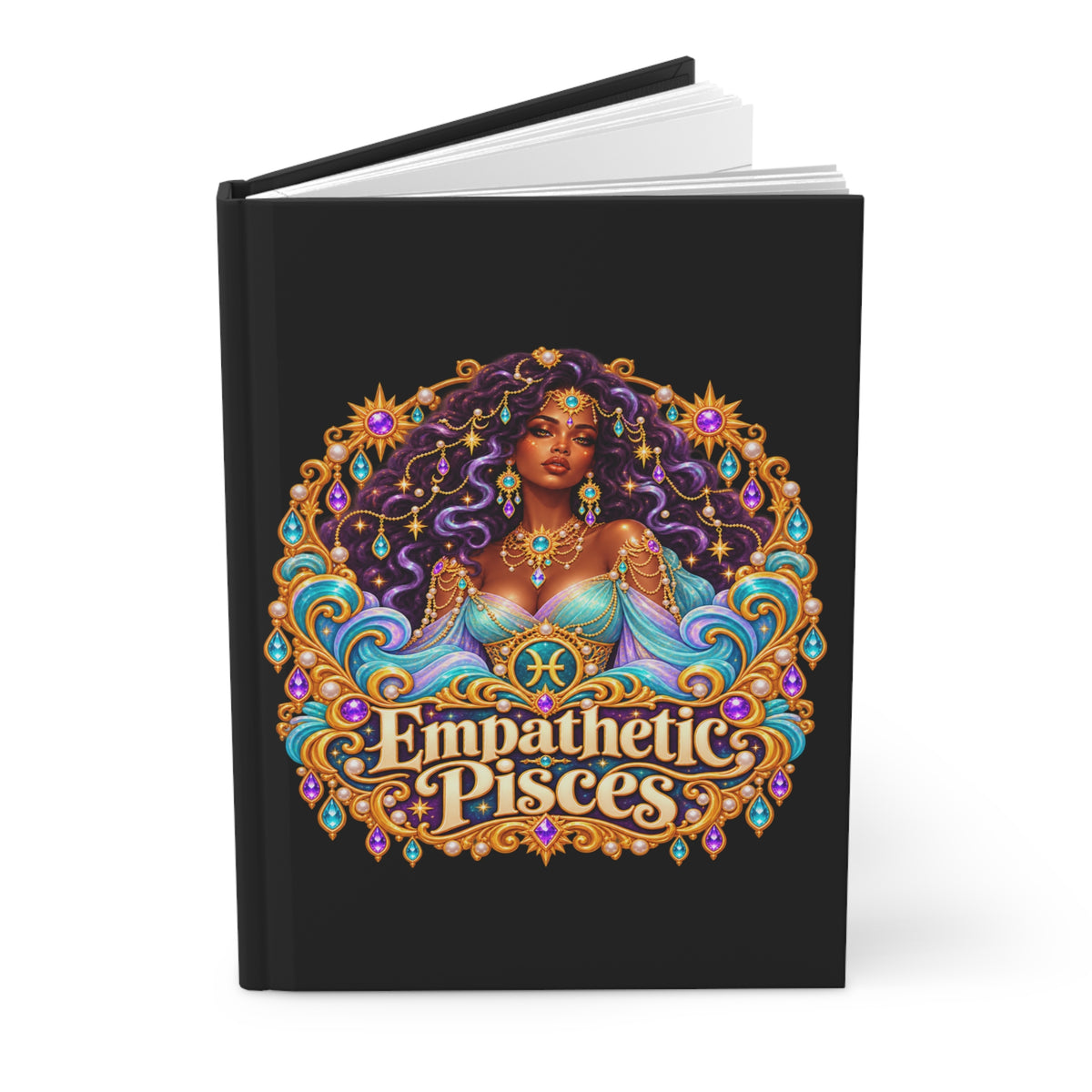 Empathetic Pisces Hardcover Journal