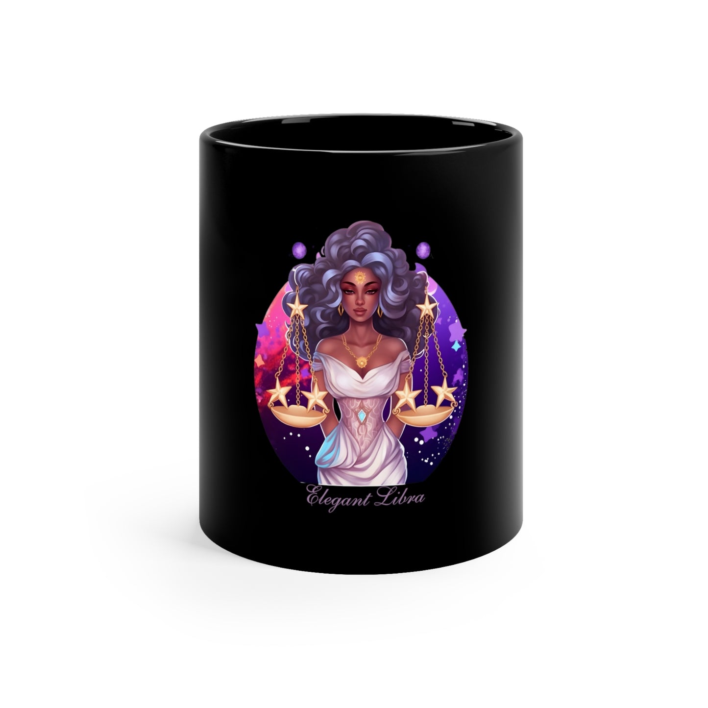 Elegant Libra – 11oz Zodiac Coffee Mug | Celestial Elegance Collection | Joyous Life Journals