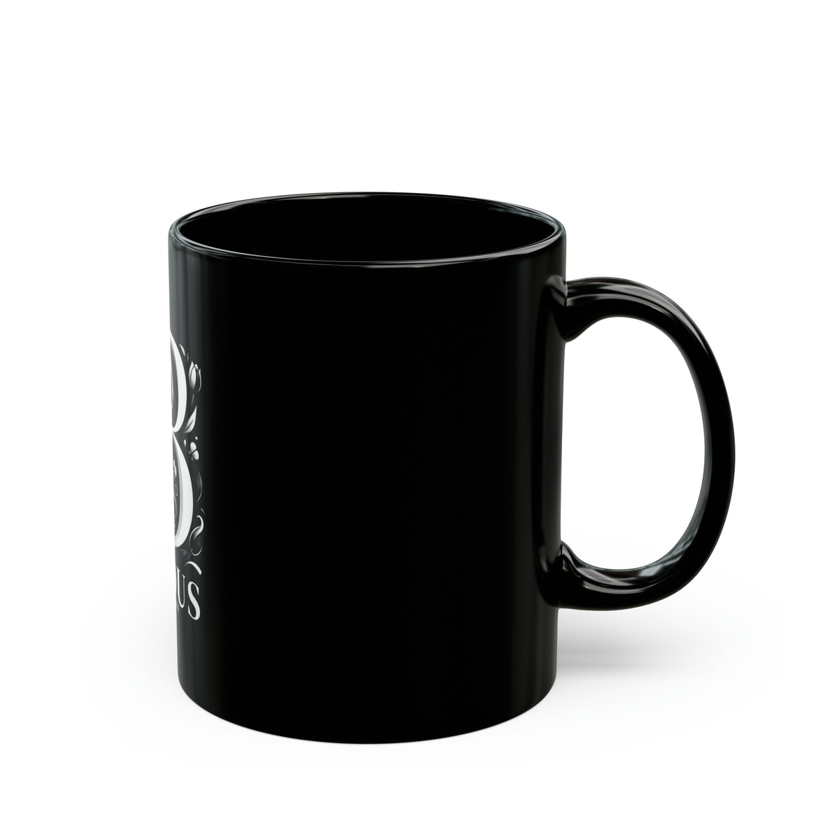 Bold Brew | B Monogram Black Mug