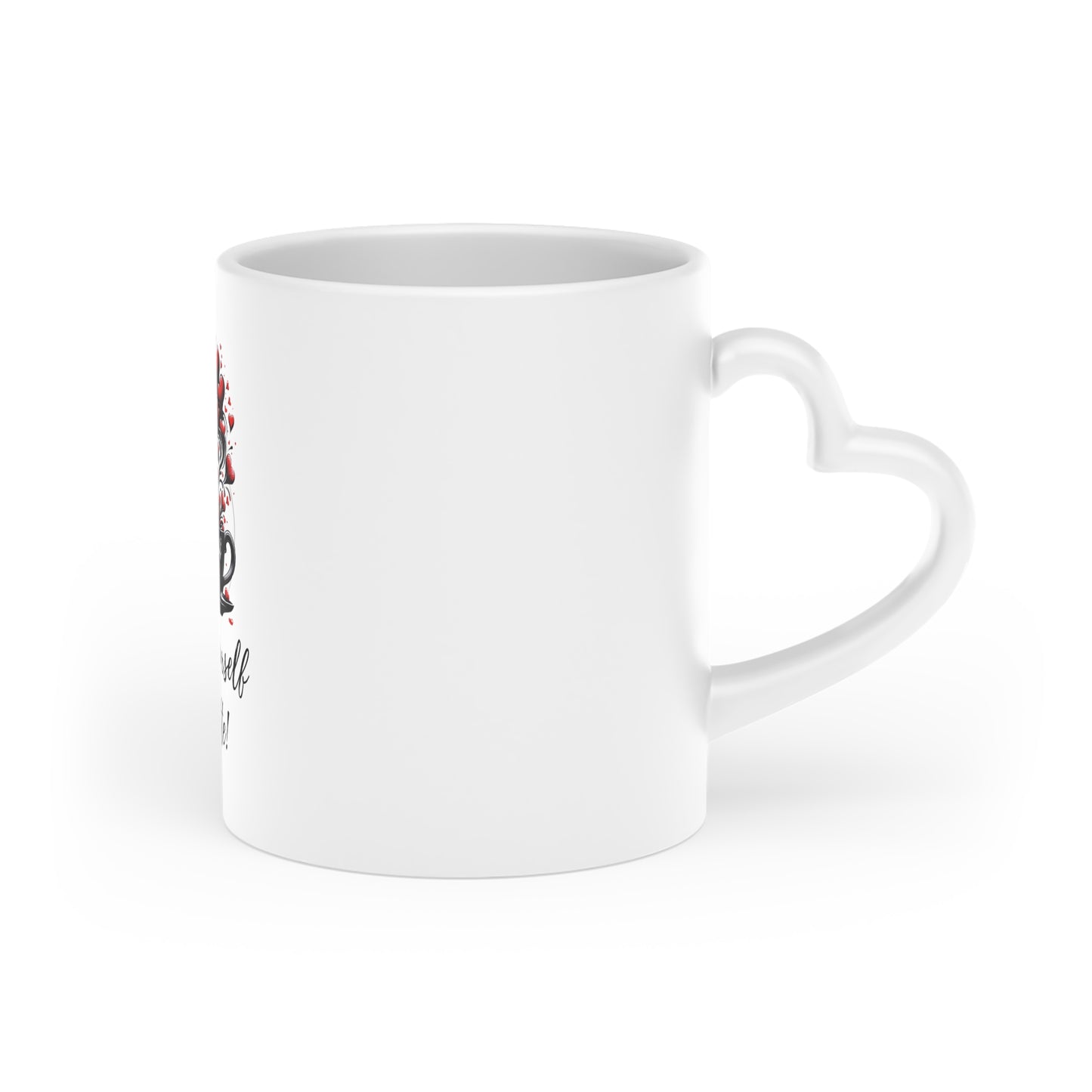 Love Yourself a Latte – Heart-Shaped Self-Love Mug | Joyous Life Journals
