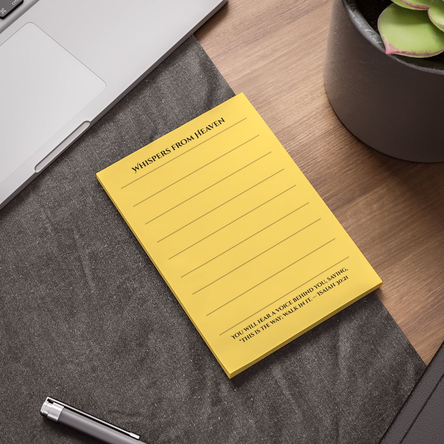 Whispers from Heaven – Large Lined Bible Verse Sticky Notes for Prayer, Gratitude, and Daily Encouragement