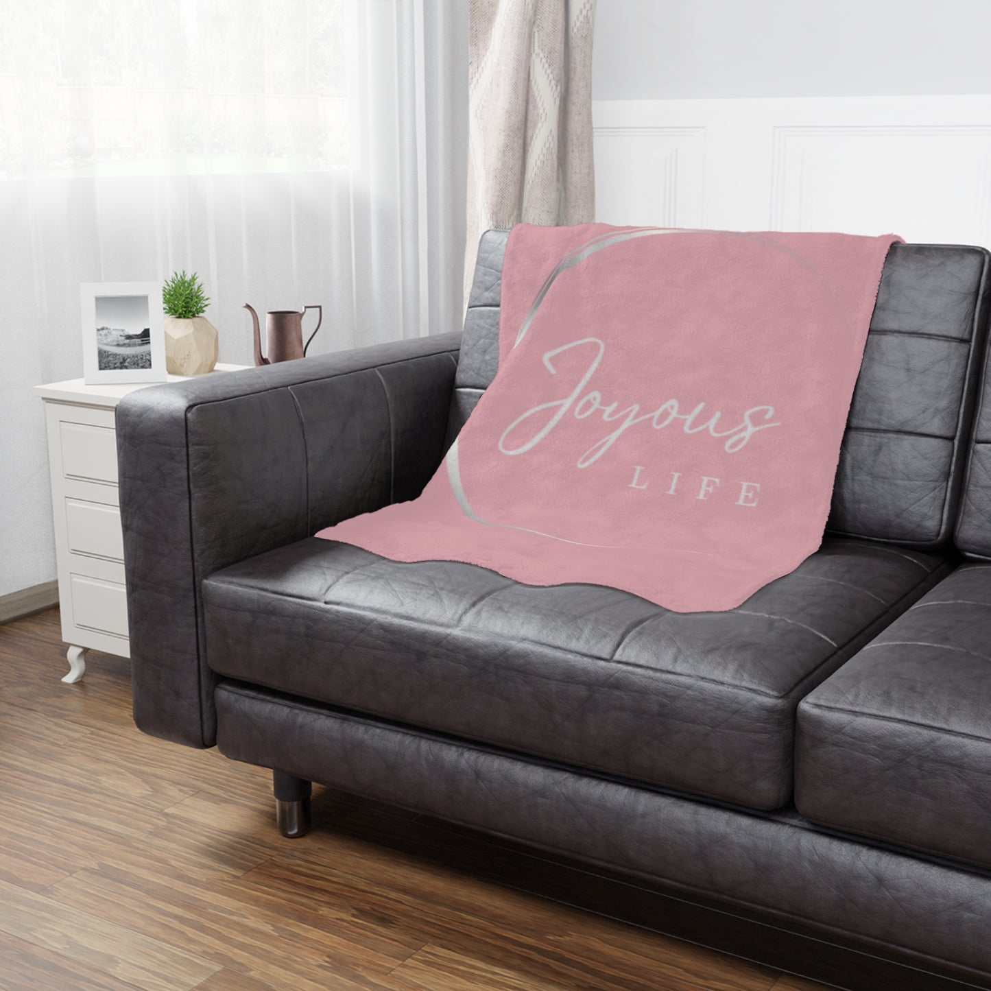 Joyous Life Minky Blanket | Cozy Throw for Home & Gift Giving