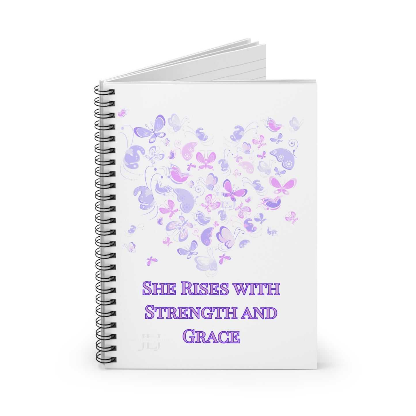 She Rises with Strength and Grace – Spiral Journal | Joyous Life Journals