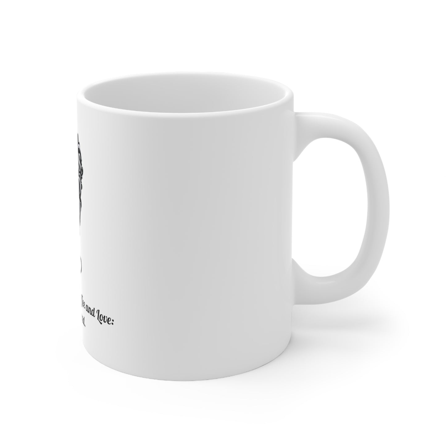 Mornings Fueled by Coffee and Love Mug: A Perfect Blend, Joyous Life Journals, Ceramic Mug 11oz