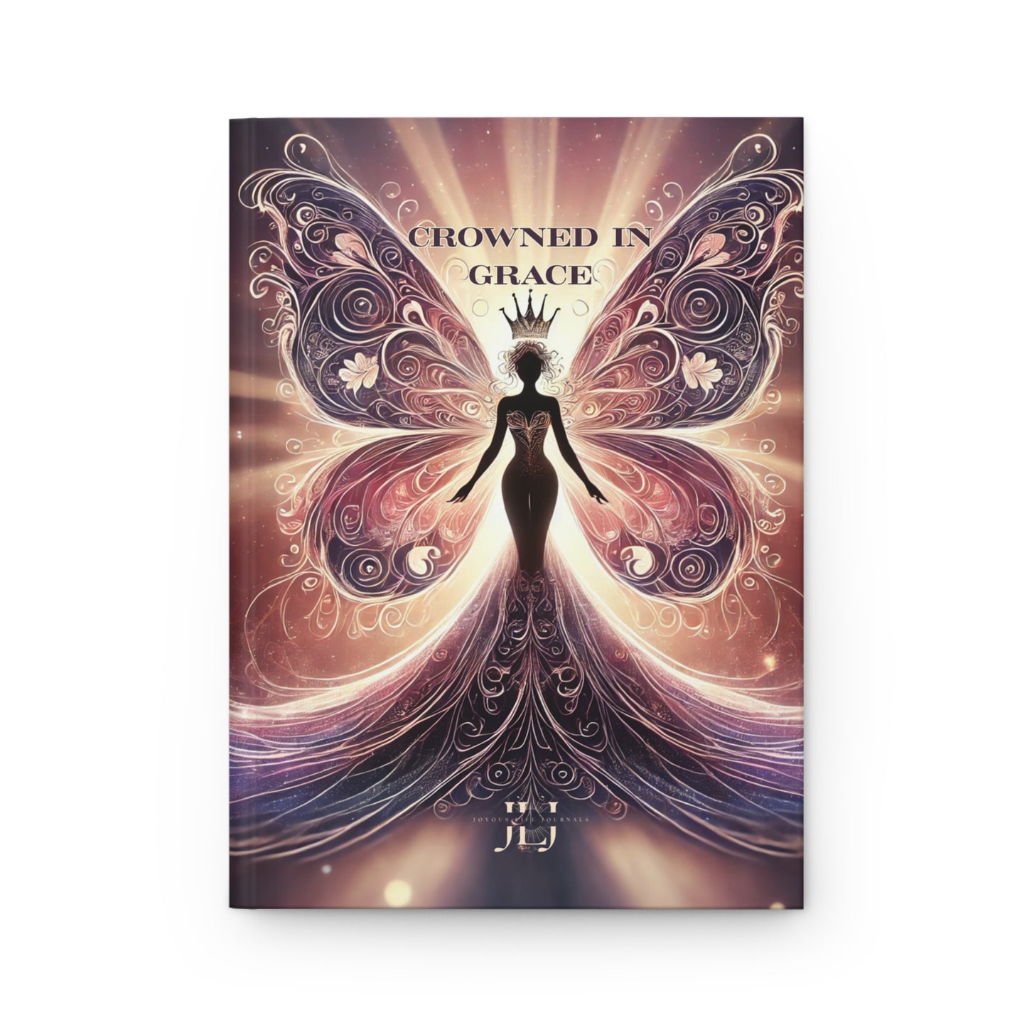 π Crowned in Grace β Elegant Hardcover Journal | Joyous Life Journals