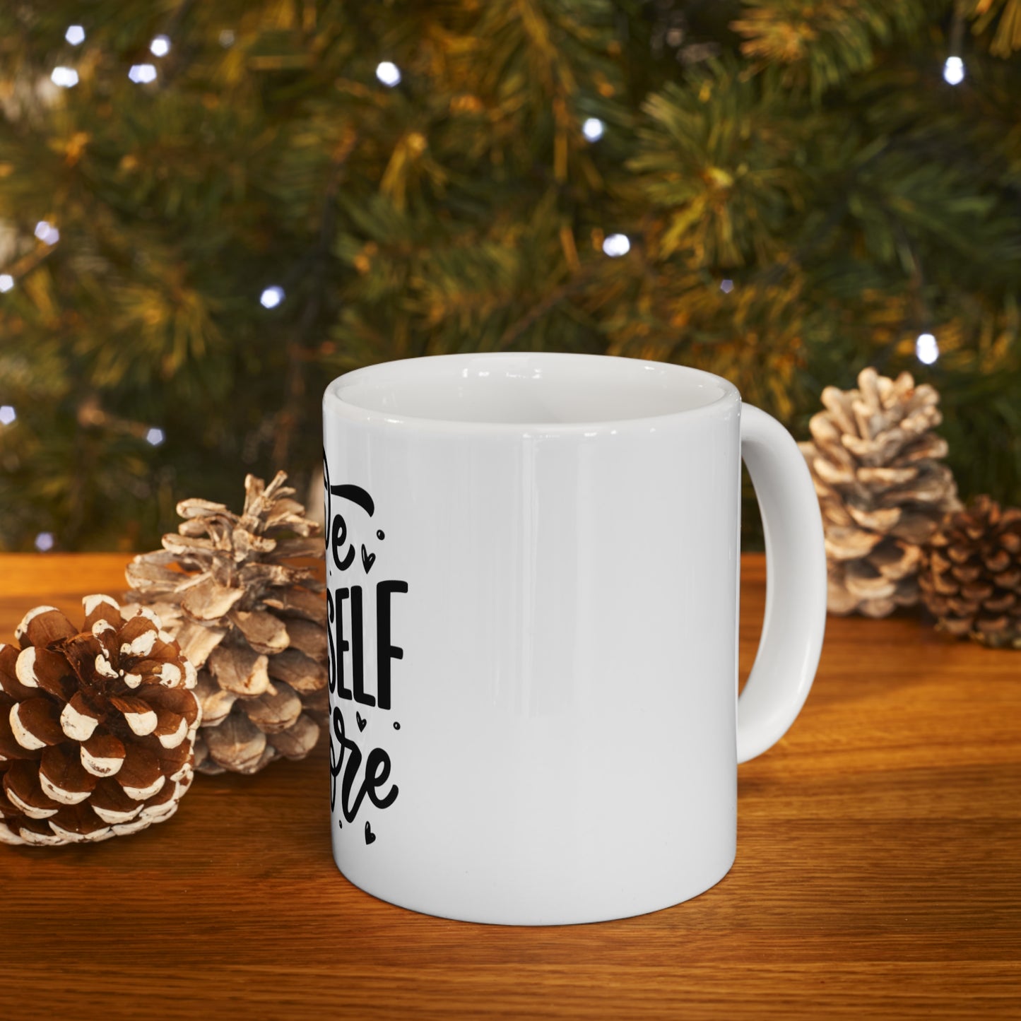 Love Yourself More Ceramic Coffee Mug 11oz Joyous Life Journals
