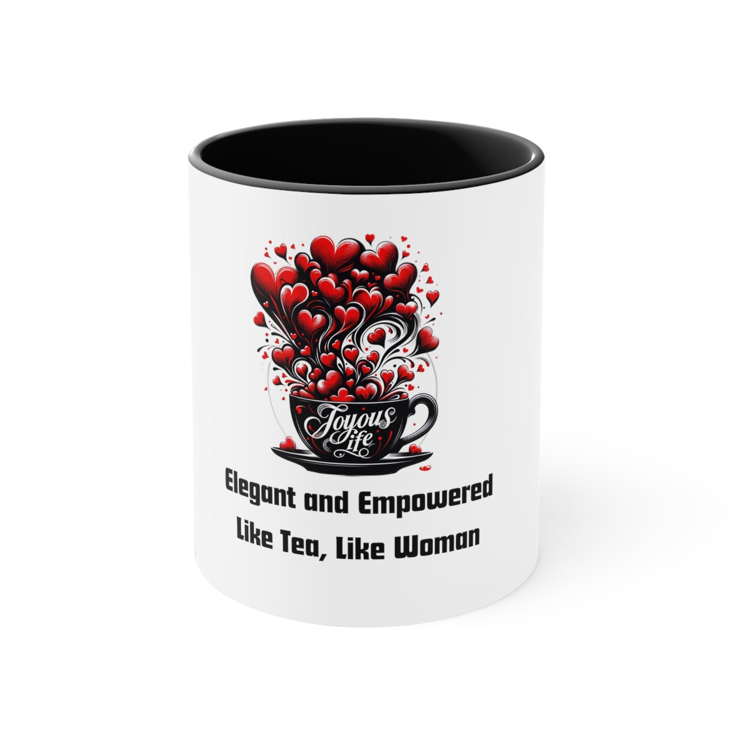 Elegance & Empowerment – Like Tea, Like Woman Mug | Joyous Life Journals