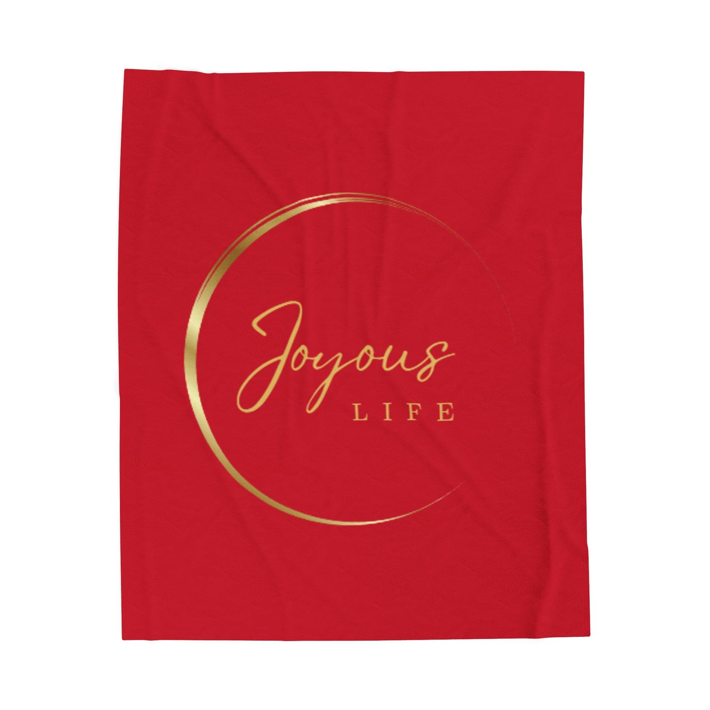 Joyous Life Velveteen Plush Blanket | Cozy Home Throw | JLJ