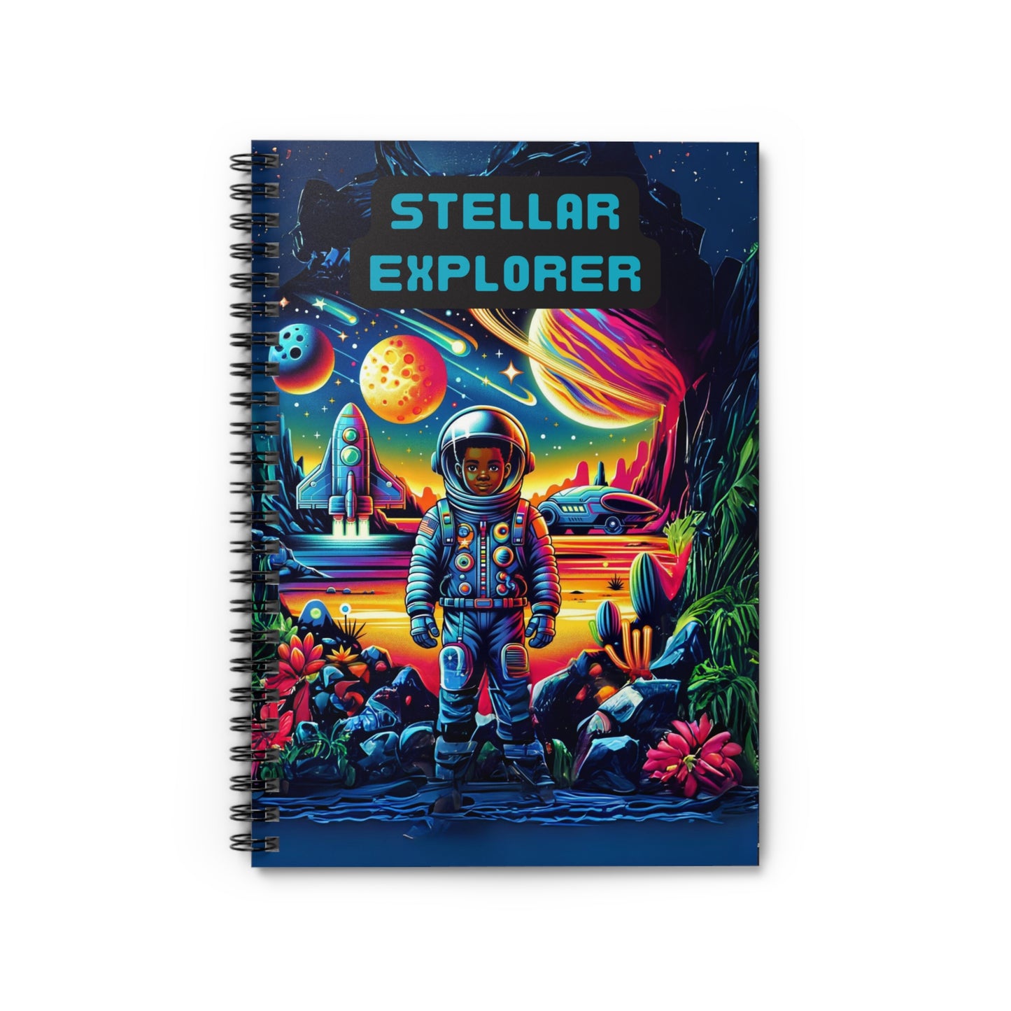 Stellar Explorer – Boys’ Spiral Notebook | Rejoicing Children Corner | Joyous Life Journals