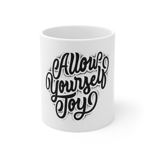 joy ceramic coffee mug 11oz, joyous life journals