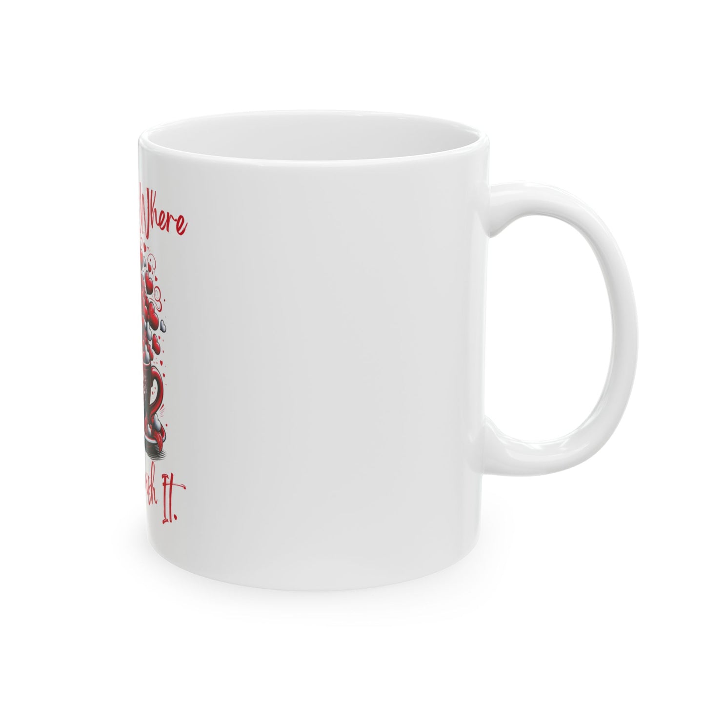 Love Grows Where You Nourish It – 11oz White Ceramic Mug | Joyous Life Journals