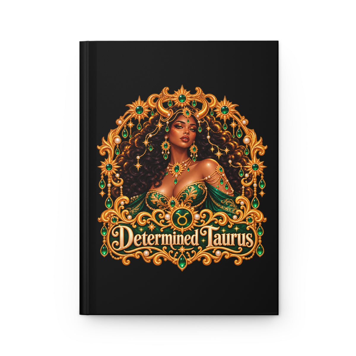 Determined Taurus Hardcover Journal