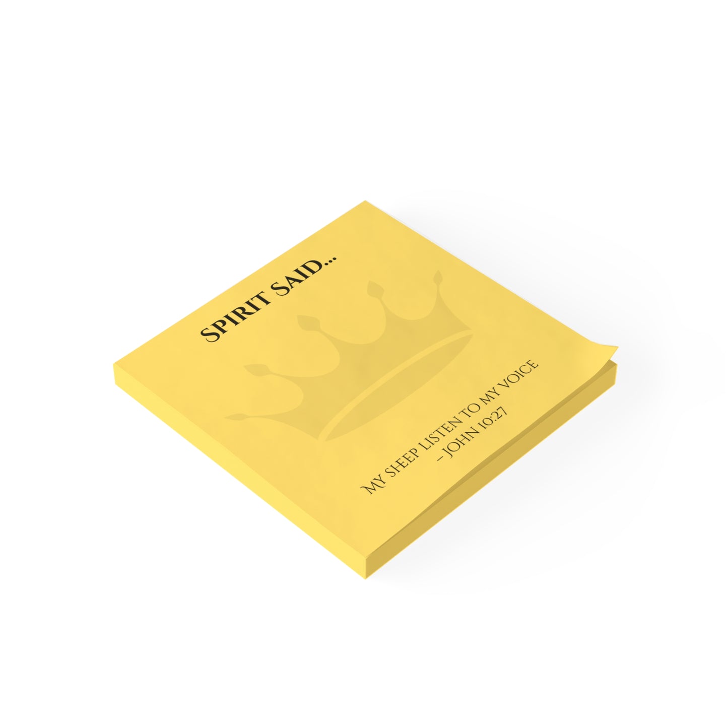Inspirational Post-it Note Pads – Bible Verse & Faith-Based Sticky Notes for Daily Motivation, Prayer Lists, and Church or Office Use