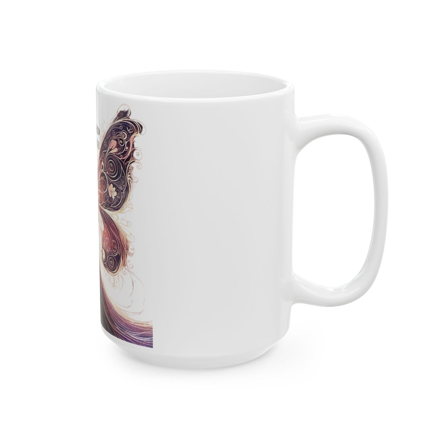 π Crowned in Grace Mug β 15oz White Ceramic | Joyous Life Journals
