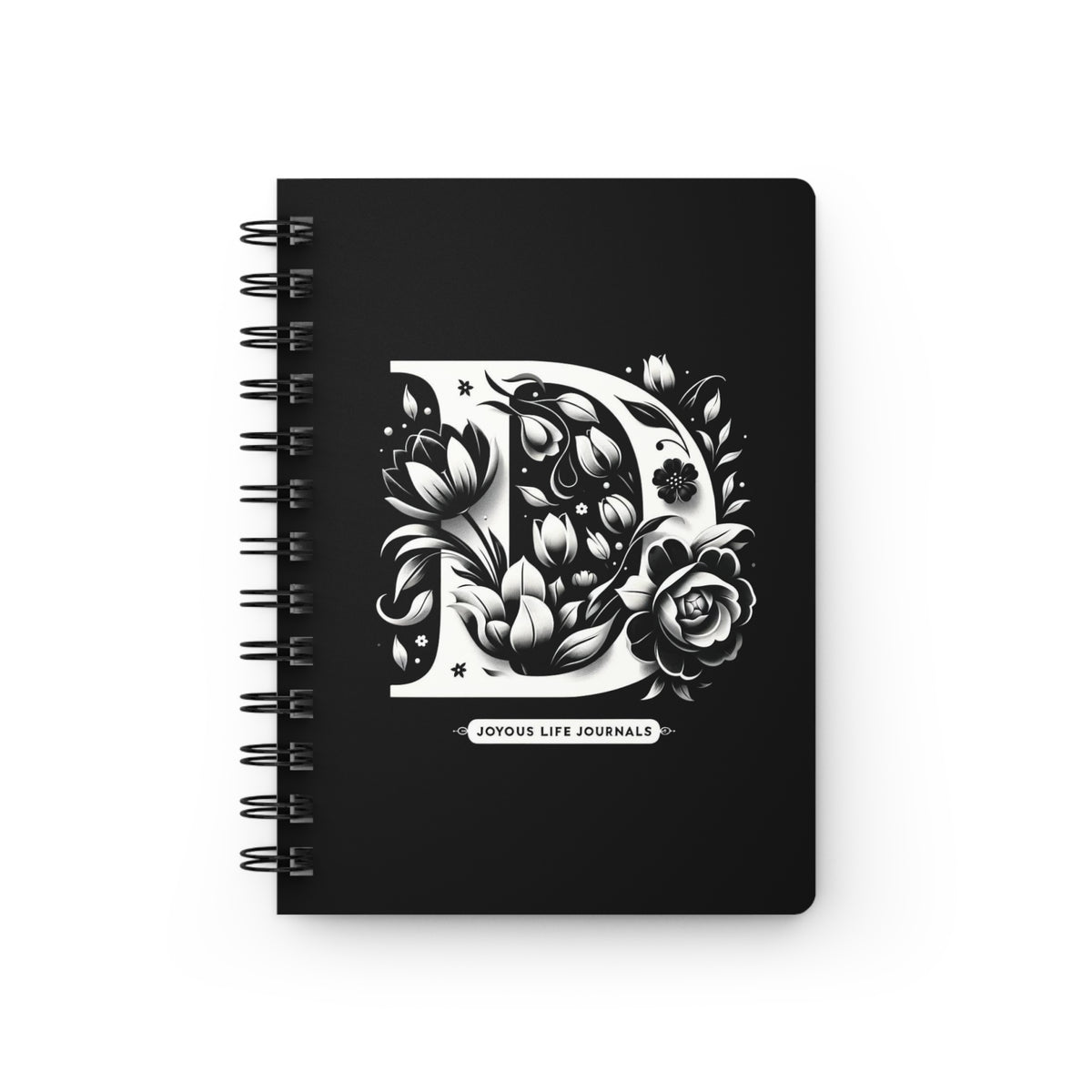 Delightful Discoveries | D Monogram Spiral Journal