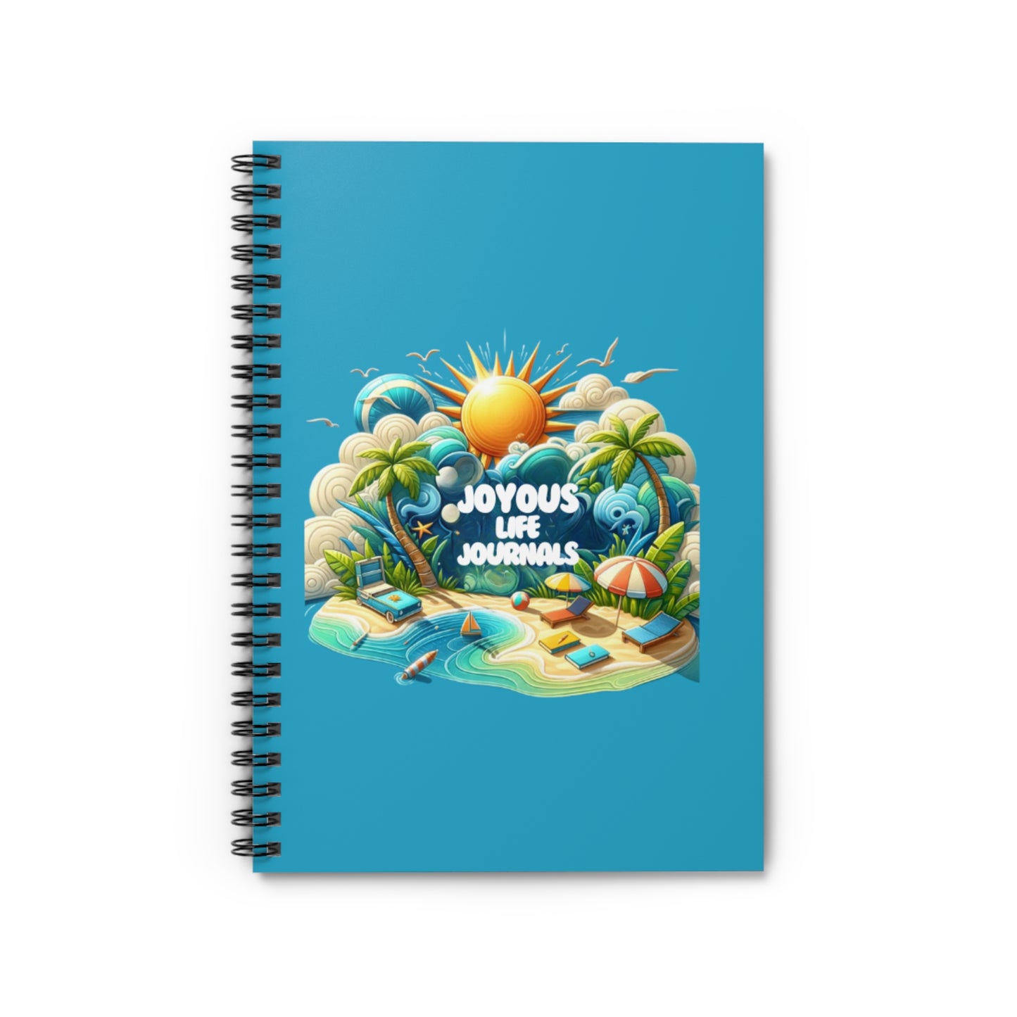Ocean Bliss – Ruled Line Spiral Notebook | Joyous Life Journals