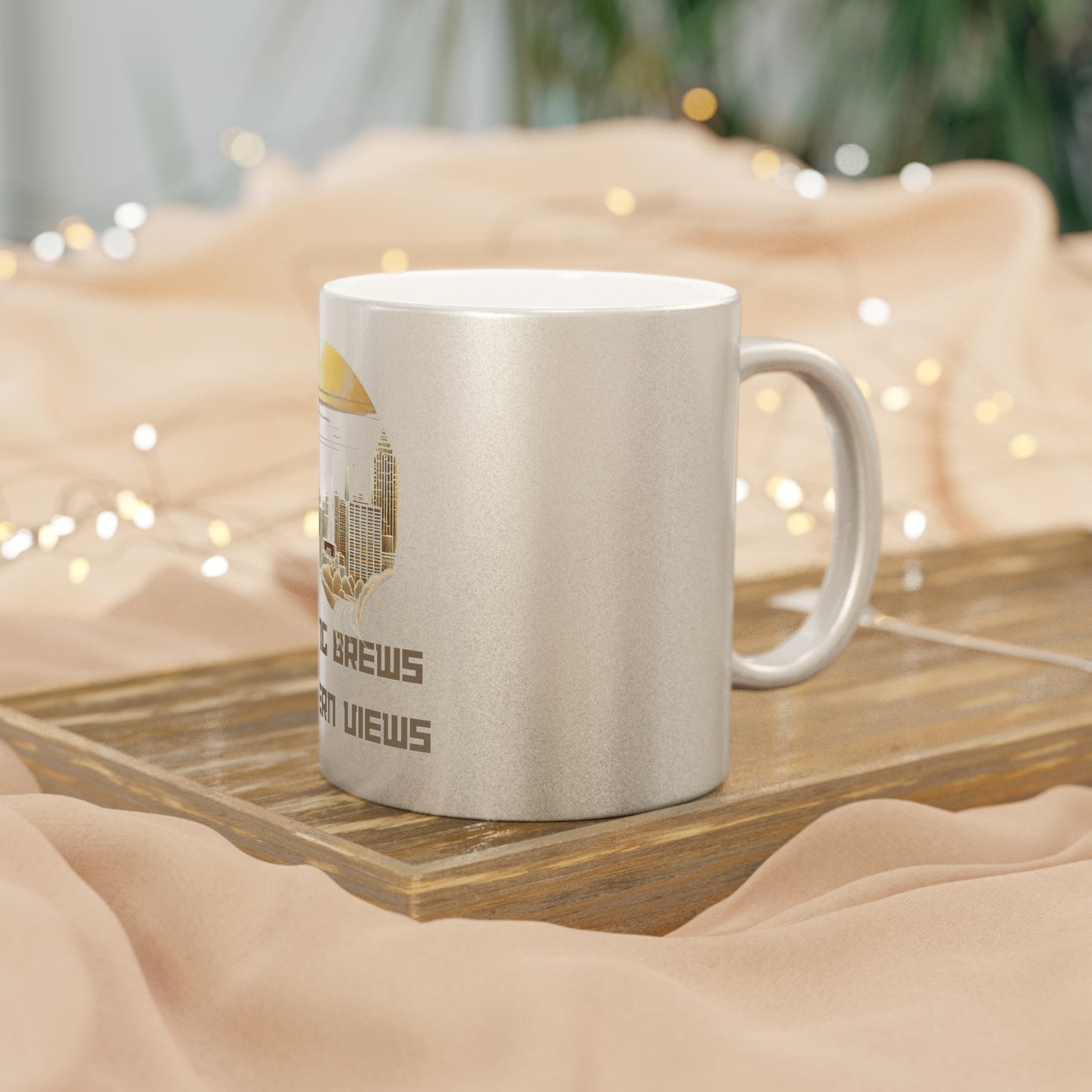 Atlanta Morning Brews, Southern Views | Metallic Mug | Joyous Life