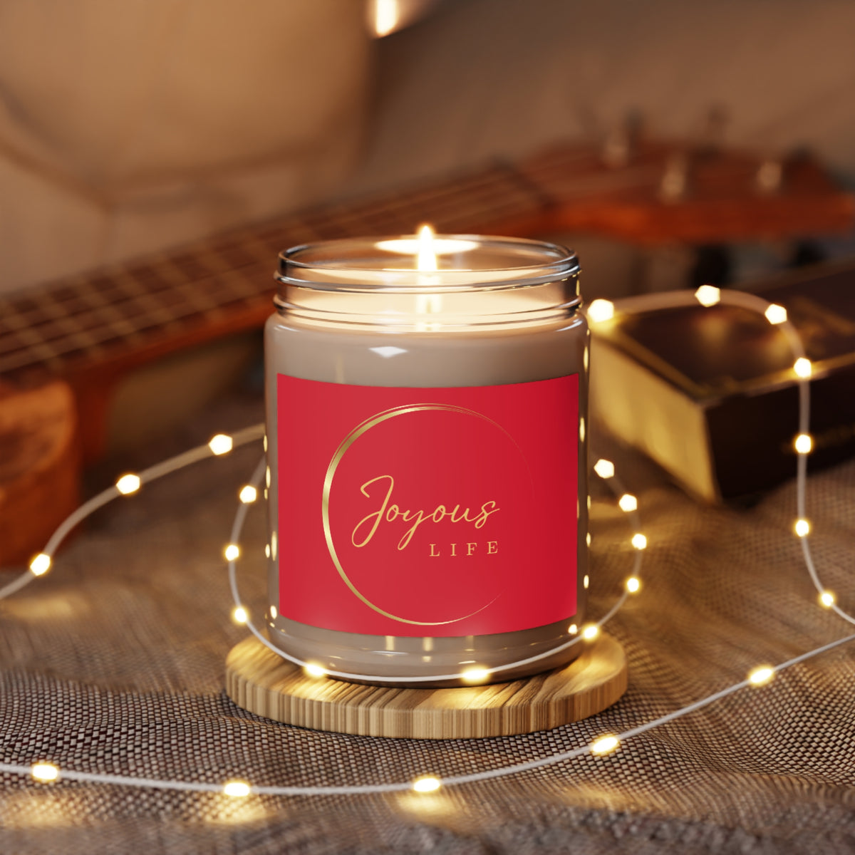 Joyous Life Signature Comfort Spice Candle – Red & Gold Edition
