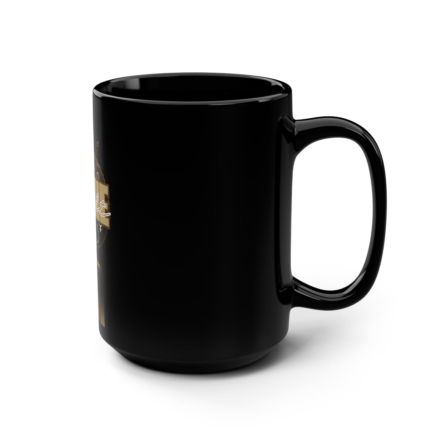 Shine Bright – Radiate Confidence Black Ceramic Mug, 15oz | Joyous Life Journals