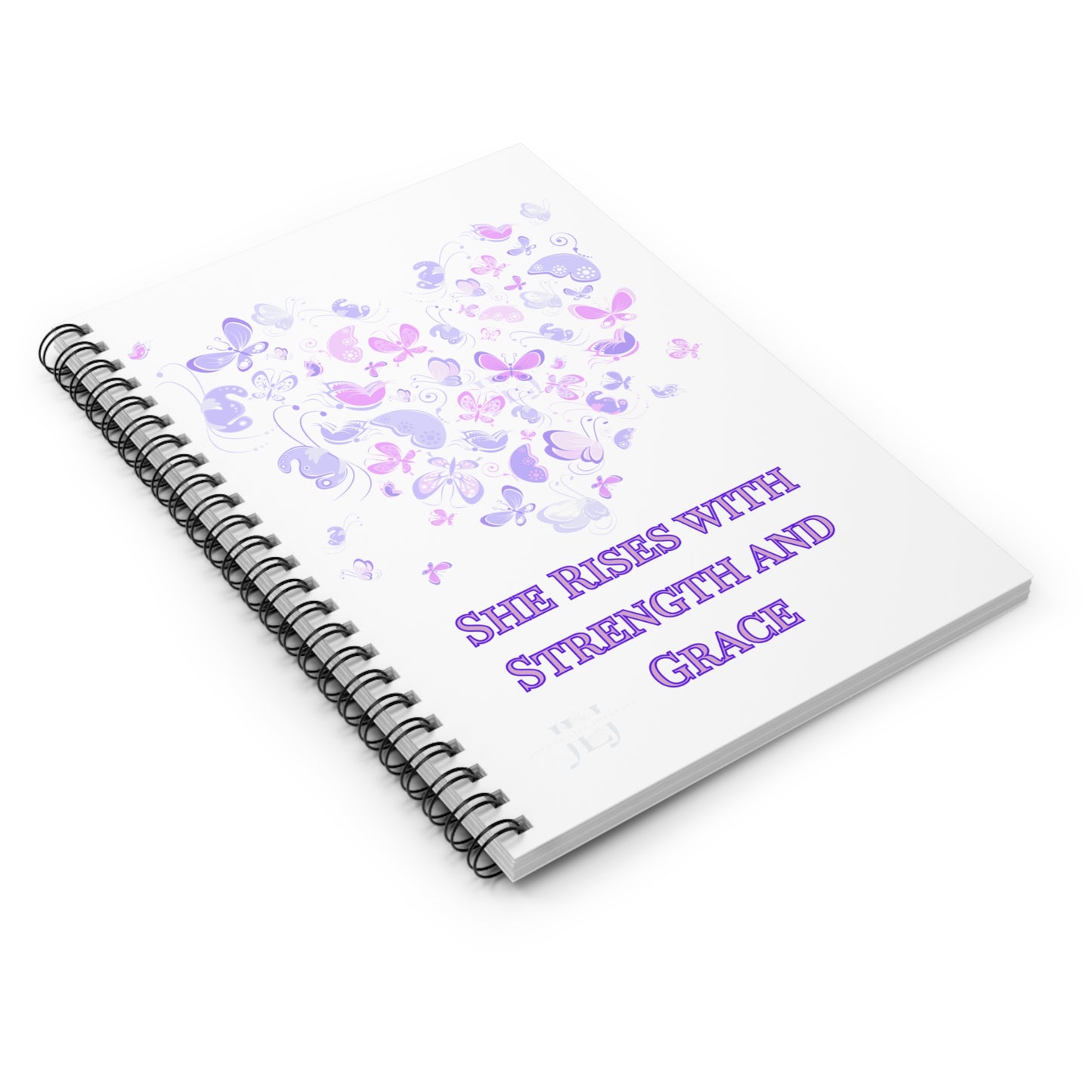 She Rises with Strength and Grace – Spiral Journal | Joyous Life Journals