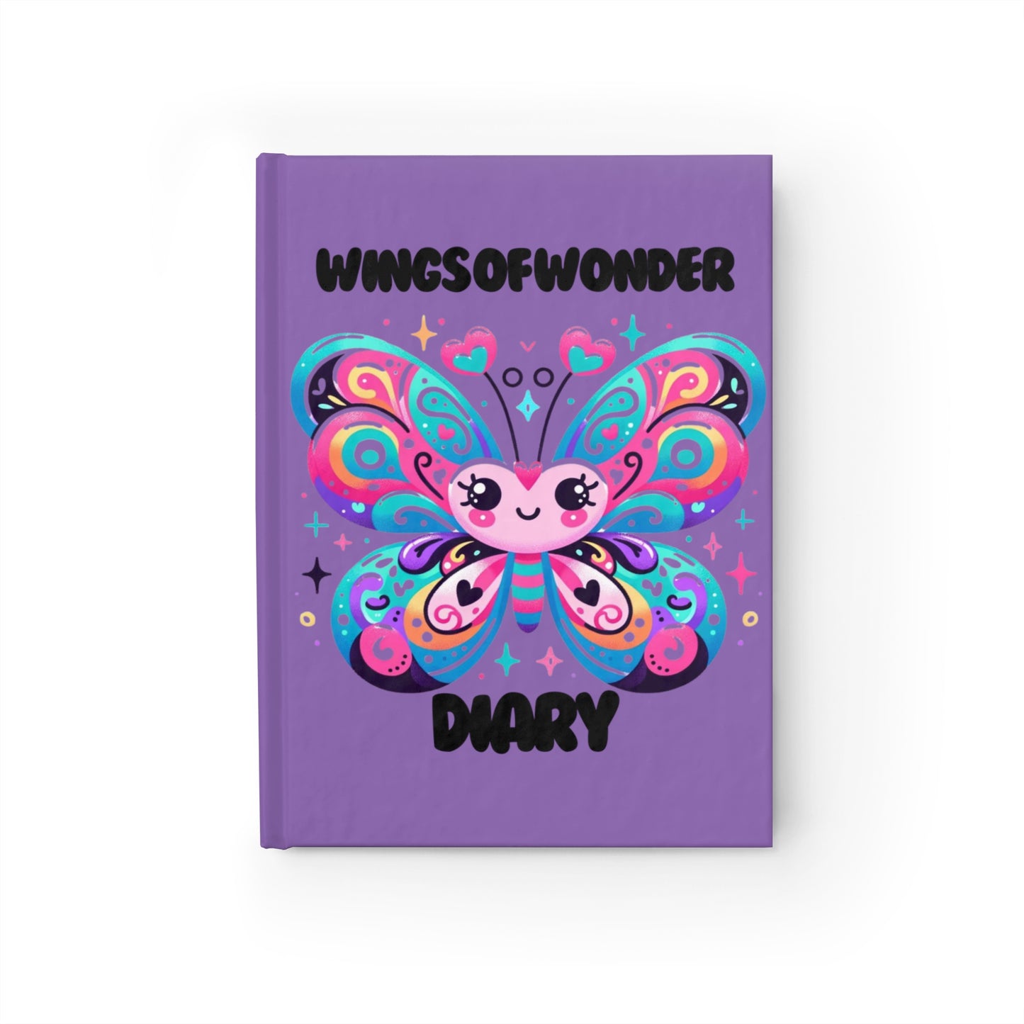 Wings of Wonder – Purple Diary for Young Girls | Rejoicing Children Corner | Joyous Life Journals