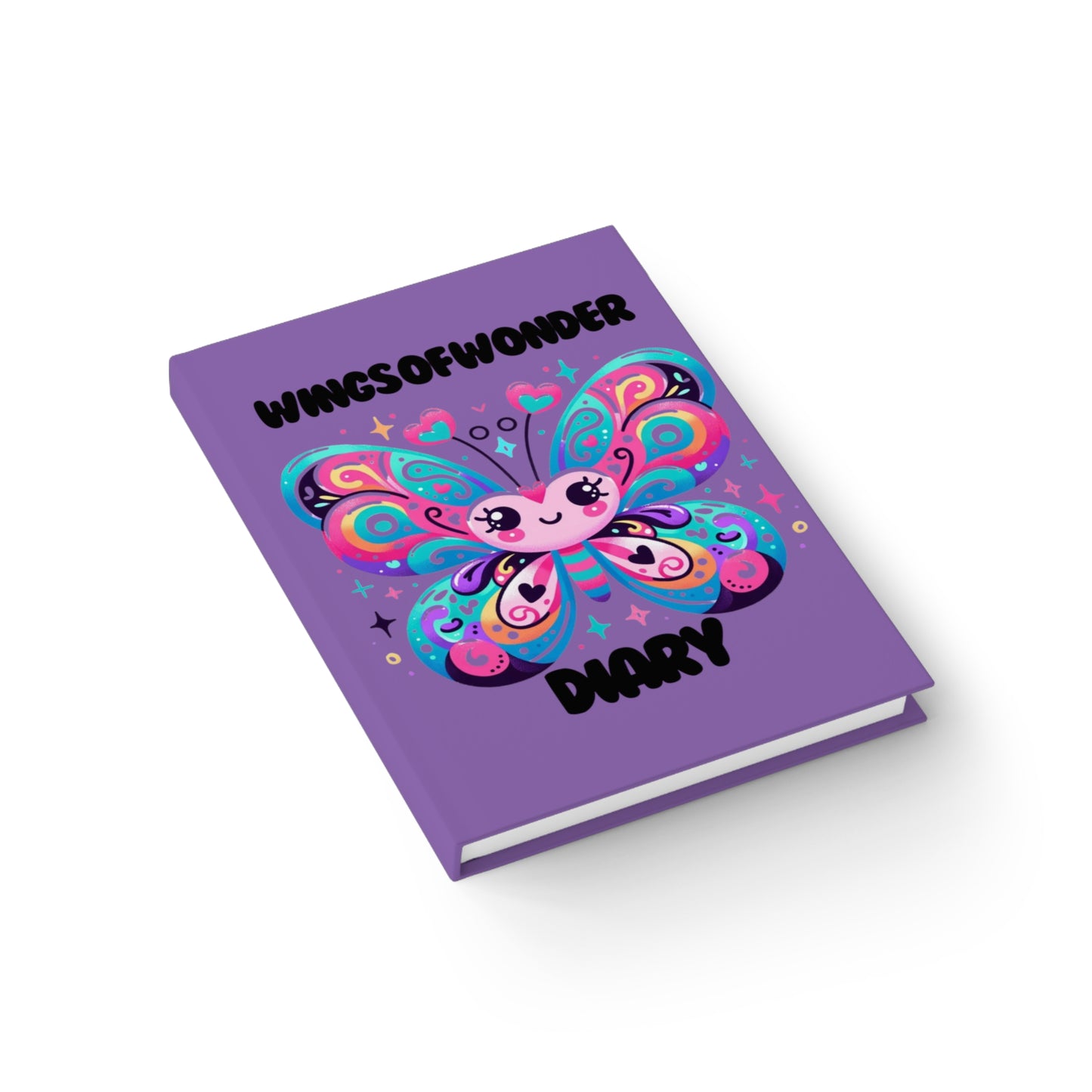 Wings of Wonder – Purple Diary for Young Girls | Rejoicing Children Corner | Joyous Life Journals