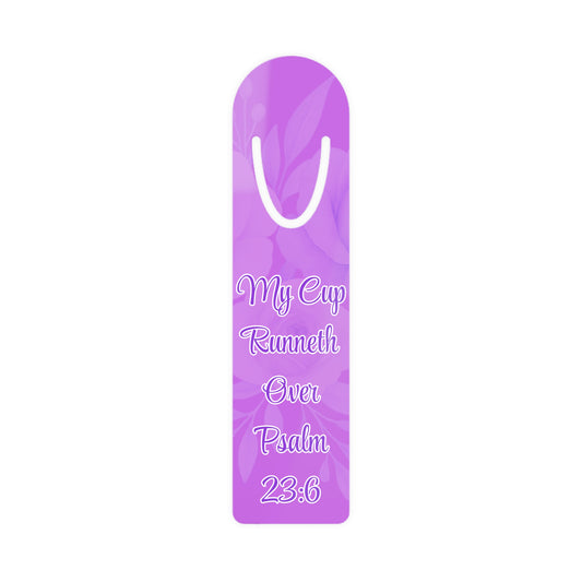 Psalm 23 Bookmark | “My Cup Runneth Over” Scripture